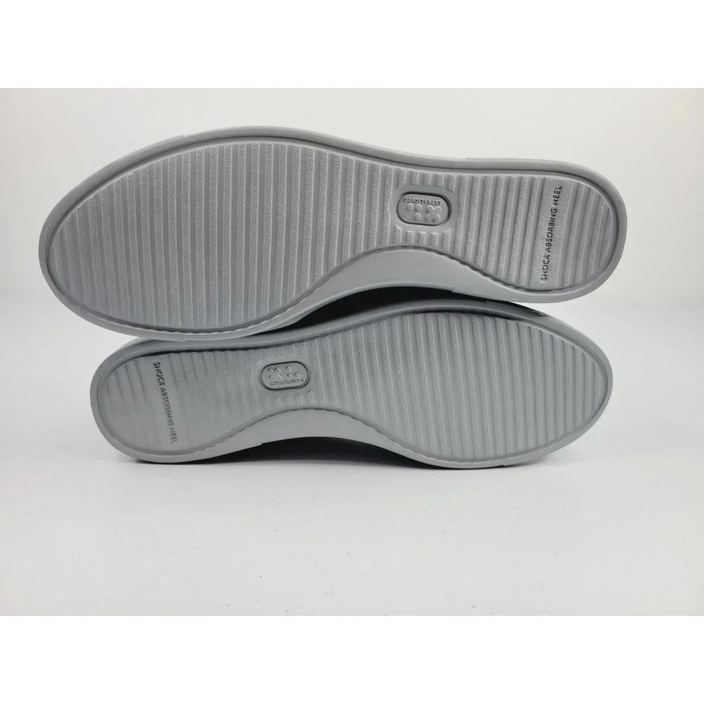 Munro "Gabbie" Leather Gray Sneakers_8